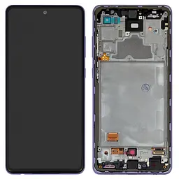 Дисплей Samsung A725 Galaxy A72, A726 Galaxy A72 5G, фіолетовий, з рамкою, Original (PRC), original glass