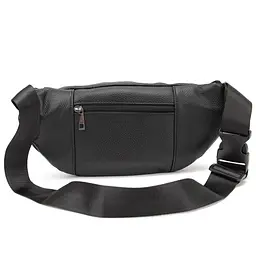Містка шкіряна сумка на пояс чорна Tiding Bag M56-2030A - мініатюра 7