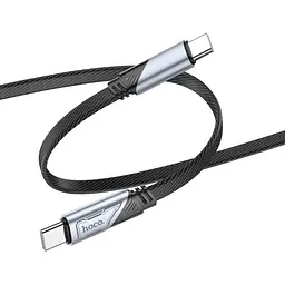 PD Кабель HOCO U119 60W charging data cable Type-C to Type-C 1,2m Чорний
