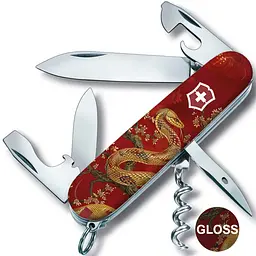 Ніж Victorinox Spartan Zodiac 91мм 13функ Золота змія