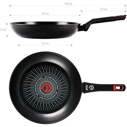 Сковорода Krauff MasterChef алюмінієва без кришки Ø28 см (25-45-290) - мініатюра 7
