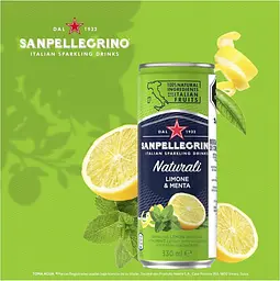 Газований напій Sanpellegrino Limone Menta 330 мл - мініатюра 2