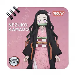 Блокнот Yes Demon Slayer Nezuko 11x11 см 80 аркушів  лінія (152193)