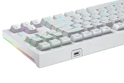 Клавіатура Aula F3032 White plus 21 Yellow keys KRGD Red EN/UA (6948391204680) - мініатюра 3