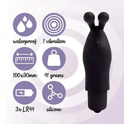Вібратор на палець FeelzToys Magic Finger Vibrator Black - мініатюра 6