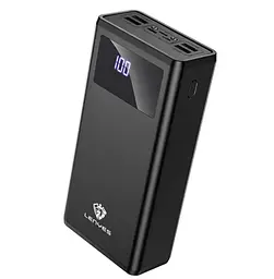 Power Bank 40000mAh зі наскрізною зарядкою портативна батарея для смартфона планшета роутера USB зовнішній акумулятор повербанк із швидкою зарядкою 22.5W ліхтариком та дисплеєм Lenyes PX 42ID - мініатюра 2