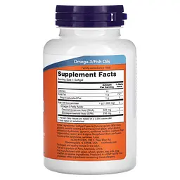 NOW Риб'ячий жир подвійної концентрації DHA-500 - 90 софтгель Now Foods - мініатюра 2