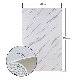 Самоклеюча стінова PET плитка в рулоні 600x3000x2mm SW-00001691 - мініатюра 6