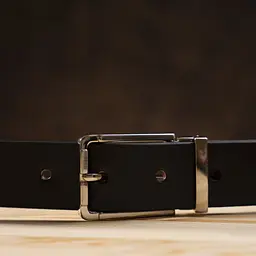 Чоловічий шкіряний ремінь GRANDE PELLE 3,4х120 см acs0014874 - мініатюра 8