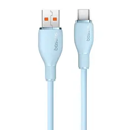 Кабель Baseus Pudding Series Fast Charging Cable USB to Type-C 100W 1.2m P10355703311-00 Blue - мініатюра 3