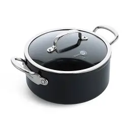 Каструля з кришкою GreenPan Barcelona Pro 24 см 4,9 л з керамічним покриттям (CC005334-001) - мініатюра 1
