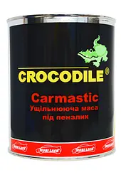 Герметик кузовний для швів CROCODILE 1 кг сірий банка під пензлик