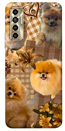 TPU чохол Demsky Spitz aethtetic для TECNO Camon 17P