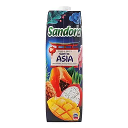 Нектар Sandora Смаки світу Exotic Asia Манго-ананас-пітахая-папая неосвітлений стерилізований 950 мл - мініатюра 2