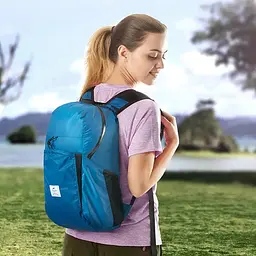 Рюкзак Naturehike Ultralight NH17A017-B 22 л Блакитний (1047-6927595725108) - мініатюра 4