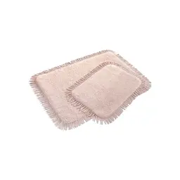 Набір килимків Irya - Loris pembe рожевий 60x90+40x60