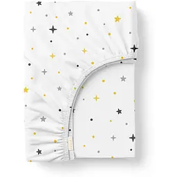 Простирадло Cosas на резинці 120х200 midnight stars, сірий (MidnightStars_120x200x20)