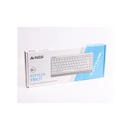Клавіатура A4Tech FBK11 Wireless White (4711421965491) - мініатюра 5