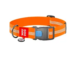 Нашийник для тварин WAUDOG Waterproof пластиковий фастекс XXL Ш 40 мм Д 46-70 см помаранчевий (25104)