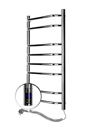 Електрична рушникосушарка Navin Блюз 480x800 Sensor права з таймером 10-006033-4880, Хром, Праве, Електронний - мініатюра 2