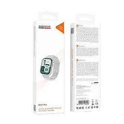 Смарт-часи BOROFONE BD14 Plus 51mm. 200 mAh. IP54 Smart watch(call version) сріблястий - мініатюра 2
