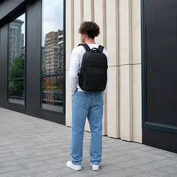 Рюкзак для ручної поклажі Bange 22л чорний (22124-XS-Black) - мініатюра 6