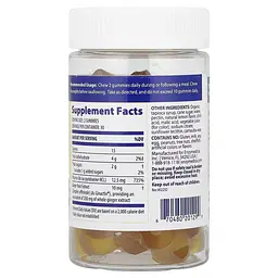 Натуральна добавка Enzymedica Ginger & Vitamin B6 Імбир-лимон 60 желейок - мініатюра 2