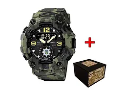 Чоловічий наручний годинник 004 Поліція Camo Green Awarder acs0032005 - мініатюра 2