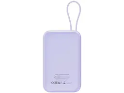Зовнішній акумулятор (Power Bank) Canyon OnPower 101 10000mAh 22.5W Purple (CNS-CPB101PU) - мініатюра 4