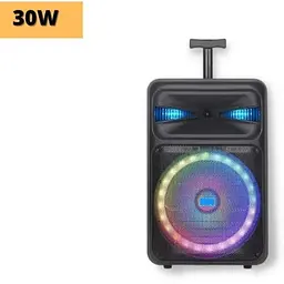 Портативна колонка бумбокс XPRO NDR-Q15 валіза 30Вт USB SD FM радіо Bluetooth 1 мікрофон ДУ (MER-15685) - мініатюра 2