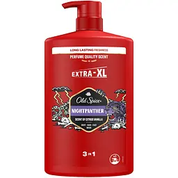 Гель для душа + шампунь Old Spice 3 в 1 Night Panther 1000 мл