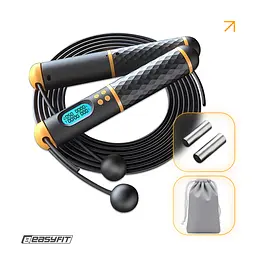 Розумна скакалка EasyFit SmartRope 3 м з утяжнювачами (бездротова)