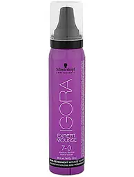 Мус-фарба для волосся Schwarzkopf Professional Igora Expert Mousse, відтінок 7-0, 100 мл (1917262) - мініатюра 2