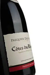 Вино Pasquier Desvignes Cotes du Rhone Rouge, червоне, сухе, 13%, 0,75 л - мініатюра 3