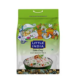 Рис Басматі білий Little India Extra Long 1121 Basmati Rice 5 кг