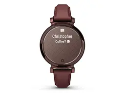Смарт-годинник Garmin Lily 2 Dark Bronze with Mulberry Leather Band (010-02839-61) - мініатюра 4