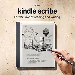 Електронна книга Amazon Kindle Scribe 1st Gen 2024 Tungsten, 64 ГБ, дисплей 10,2 E Ink Carta 2480?1860, 300 dpi, антиблікове покриття, підсвічування, ємнісний сенсор, металевий корпус, підтримка аудіо, Wi-Fi/Bluetooth, USB-C, стилус - мініатюра 2