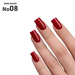 Гель-лак для нігтів 08 Wine Mood Shelly 12 мл - мініатюра 3