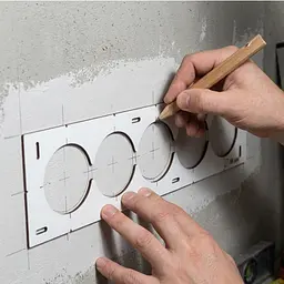 Шаблон Polax для підрозетників з отворами (1000-240) - мініатюра 6