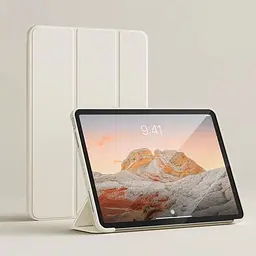 Чохол-книжка BeCover Tri Fold Soft TPU Silicone для Apple iPad Pro Pro 13" M4 2024 Beige (711751) - мініатюра 3