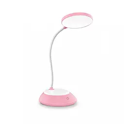 LED лампа Titanum TLTF-022P 7W 3000-6500K USB настільна з акумулятором рожева (TLTF-022P) - мініатюра 2
