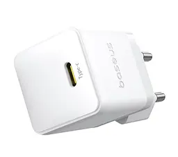 Мережевий адаптер Baseus Palm Fast Charger 1C 20 W + Cable Type-C to Type-C P10111602213-01 Білий - мініатюра 4