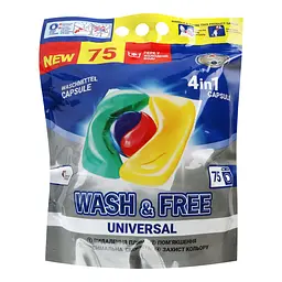 Капсули для прання Wash&Free 75 шт. - мініатюра 2