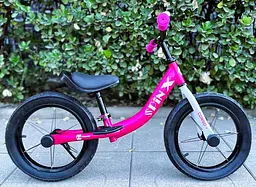 Велобіг Corso Spin-X, сталева рама, колесо 14", надувні колеса, підніжка, підставка для ніг, дзвоник PX-211-74 - мініатюра 2