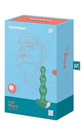 Анальна пробка з вібрацією Satisfyer Lolli Plug 2, 14 см (зелений) - мініатюра 7