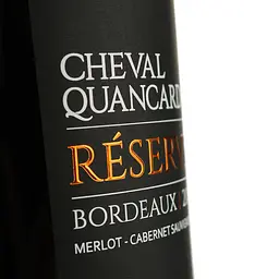 Вино Cheval Quancard Reserve Bordeaux Rouge AOC, червоне, сухе, 11-14,5%, 0,75 л (814478) - мініатюра 3