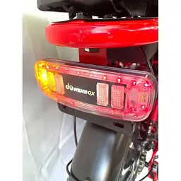Електровелосипед Minako Monster Pro 16" 1000W 60V 30Ah гідравлічні гальма червоний - мініатюра 8