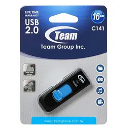 USB флеш накопичувач Team 16GB C141 Blue USB 2.0 (TC14116GL01) - мініатюра 5