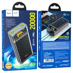 Батарея універсальна HOCO 20000mAh, 22.5W, Black (J103A / 45366) - мініатюра 6
