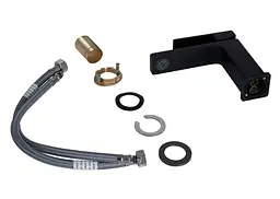 Змішувач для раковини Qtap Gemini QTGEM270BLM45674 Black Matt - мініатюра 3
